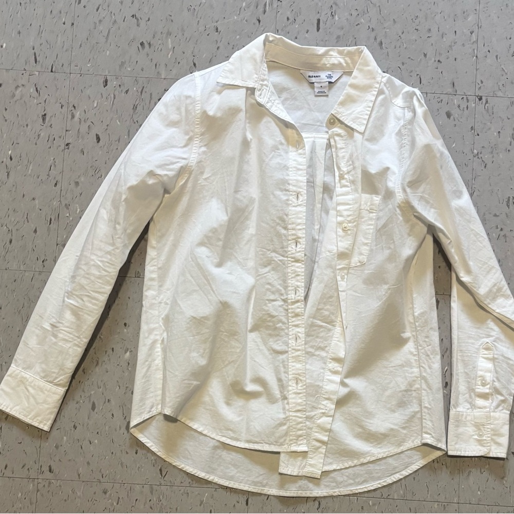 White Button-Up Shirt
